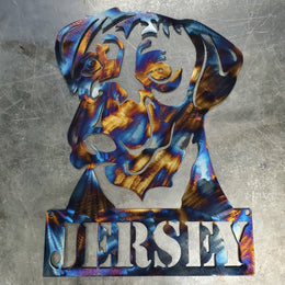 Boxer Metal Wall Art