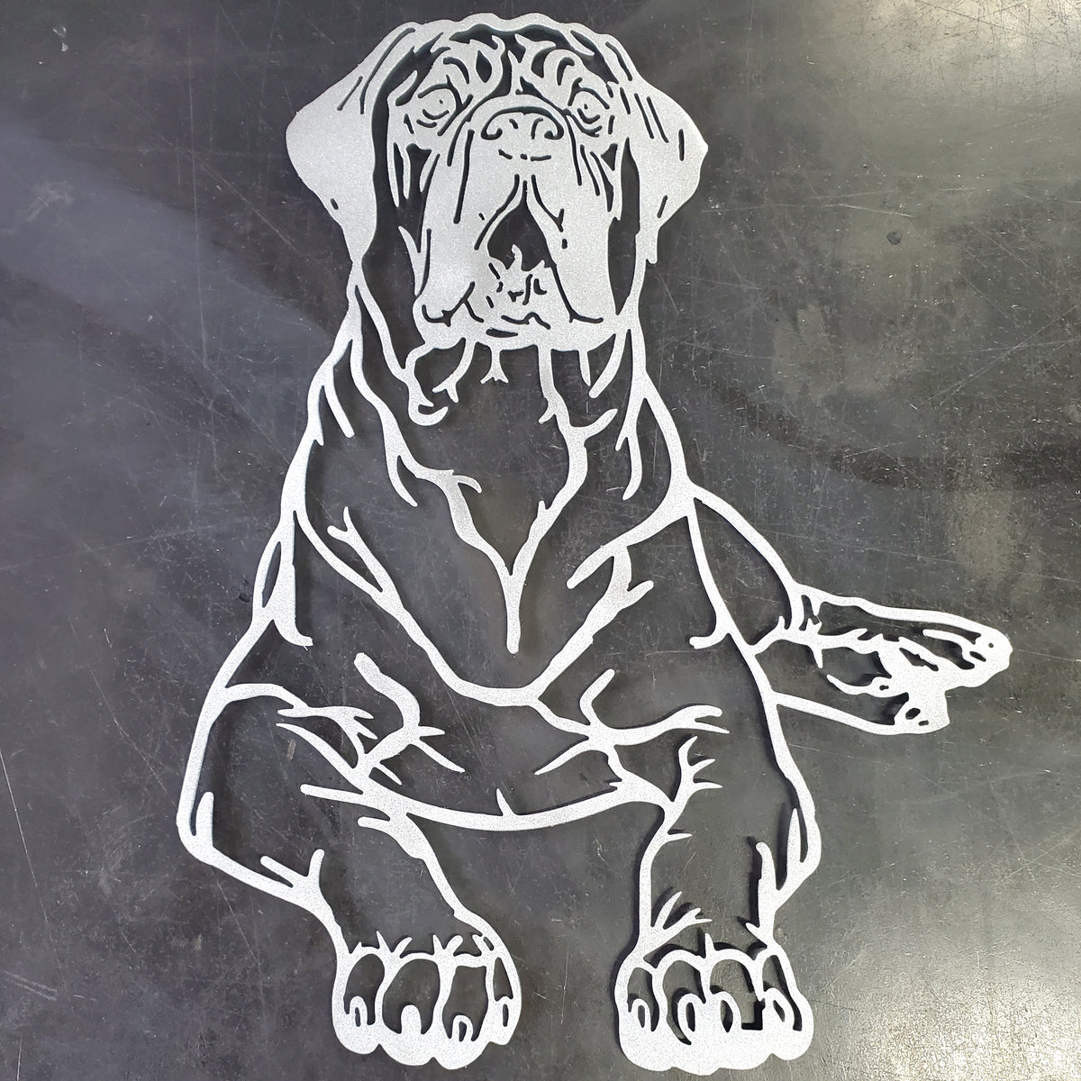 Mastiff Metal Wall Art
