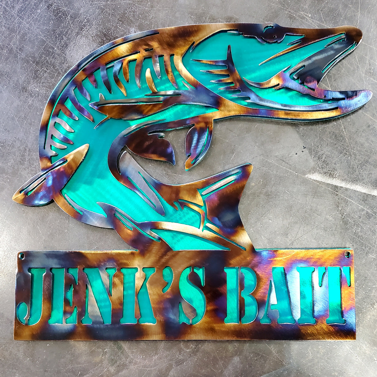 Muskie Metal Wall Art