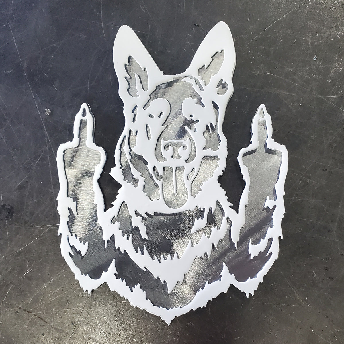 German Shepherd Metal Wall Art #3