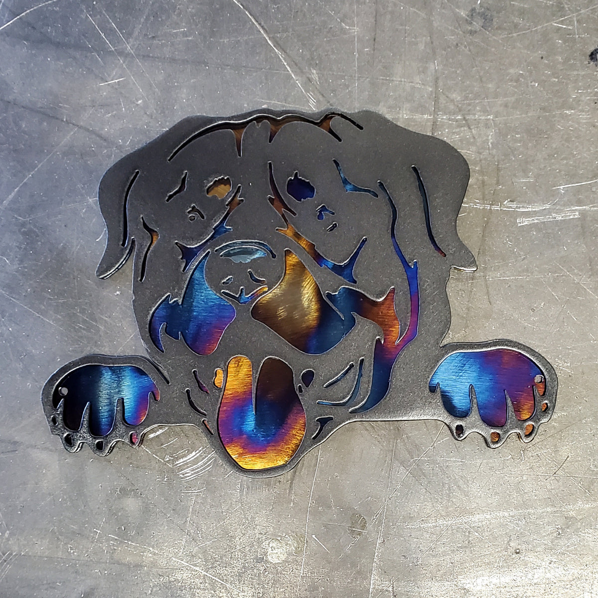 Rottweiler Metal Wall Art