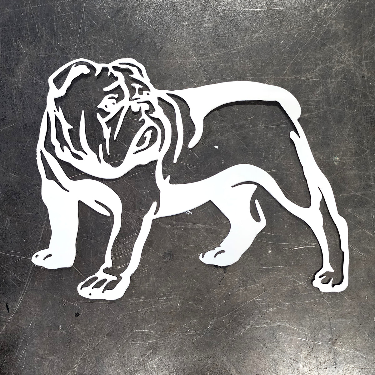 Bulldog Metal Wall Art