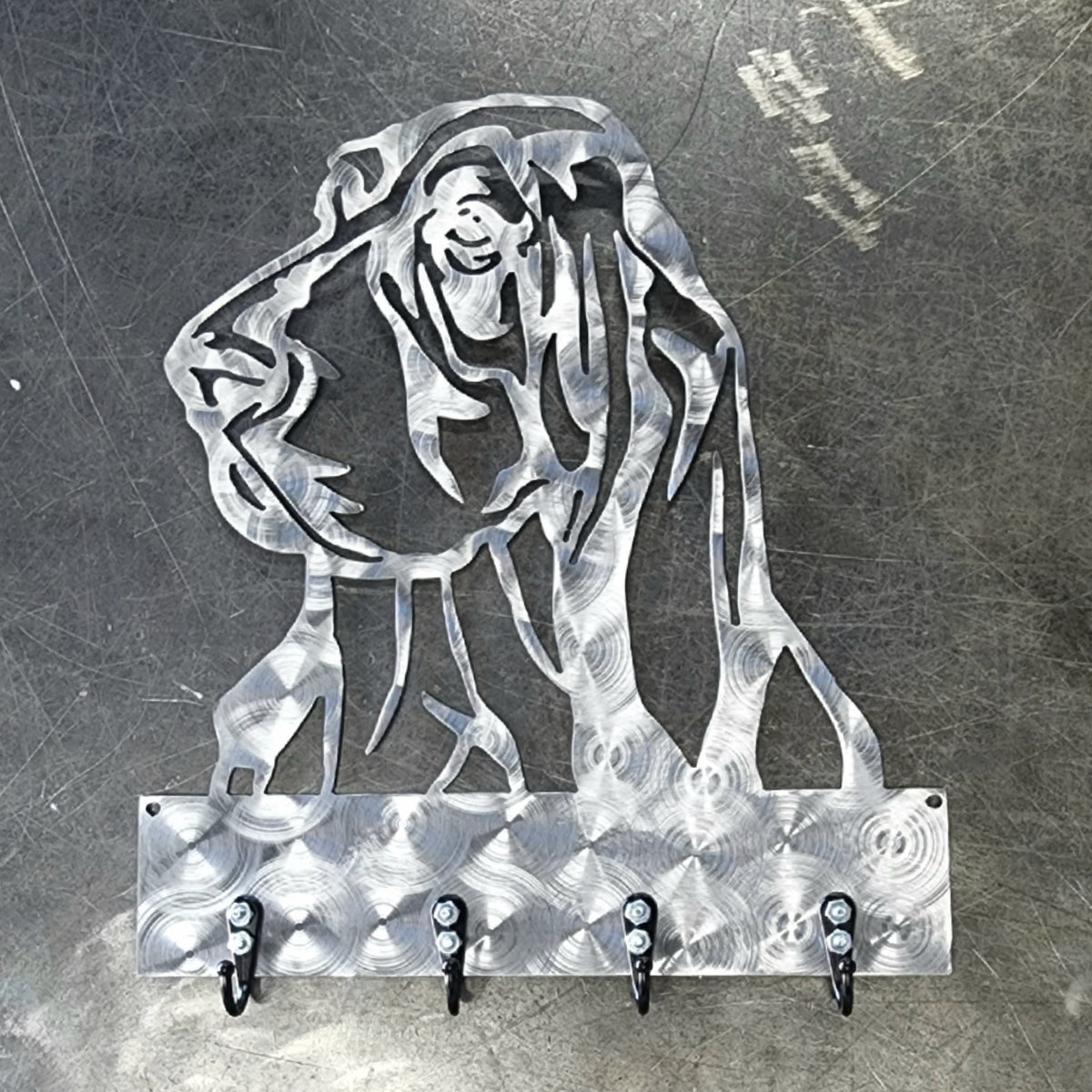 Basset Hound Metal Wall Art
