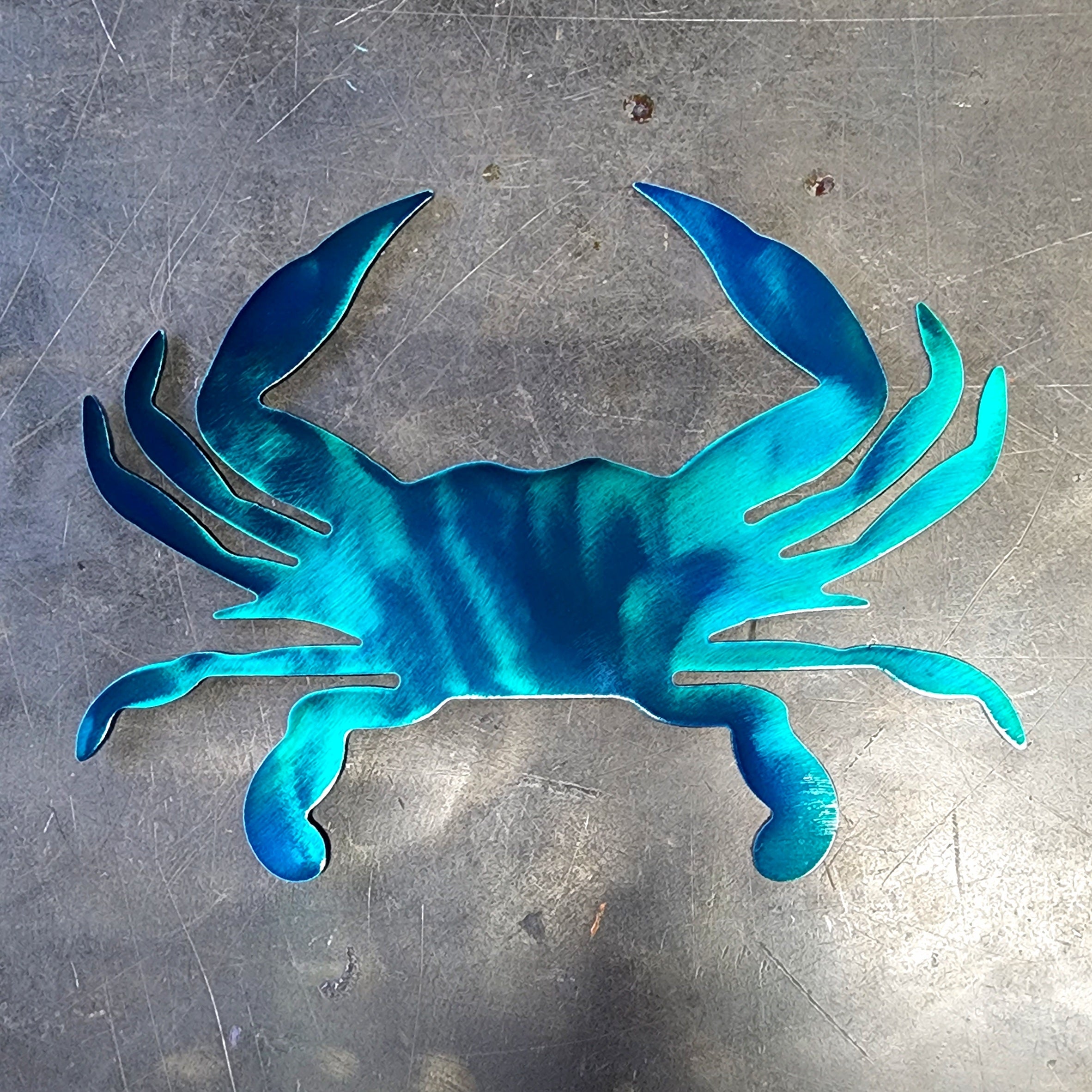 Blue Crab #2 Metal Art