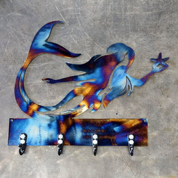 Mermaid Key & Leash Hanger