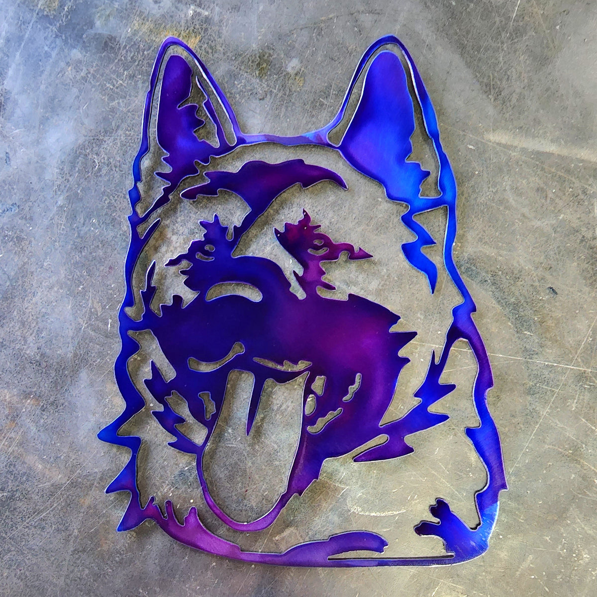Akita Metal Wall Art
