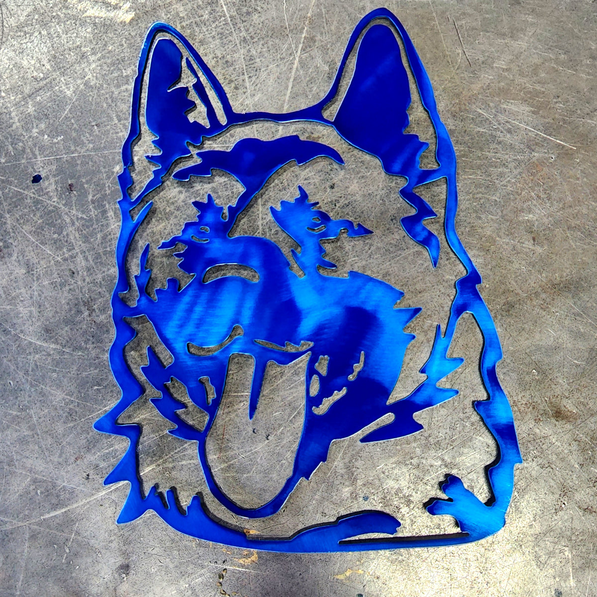 Akita Metal Wall Art