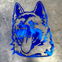 Akita Metal Wall Art