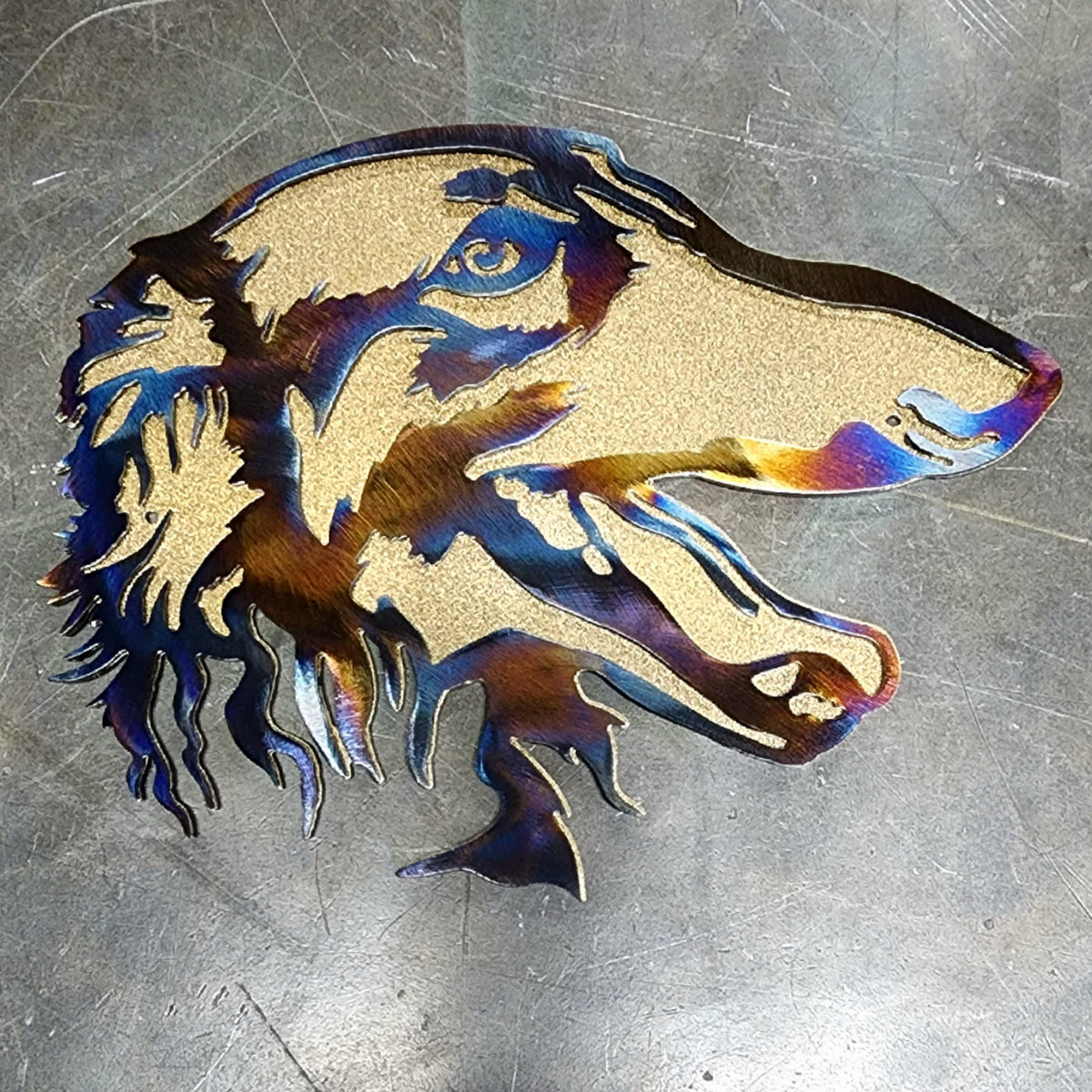 Borzoi Metal Wall Art