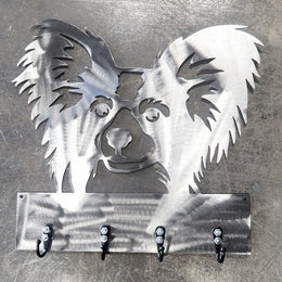 Papillon Key & Leash Hanger