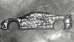 Corvette C8 Metal Wall Art