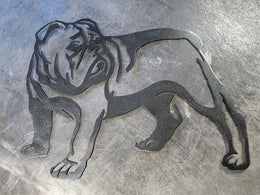 Bulldog Metal Wall Art