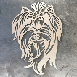 Yorkie Metal Wall Art