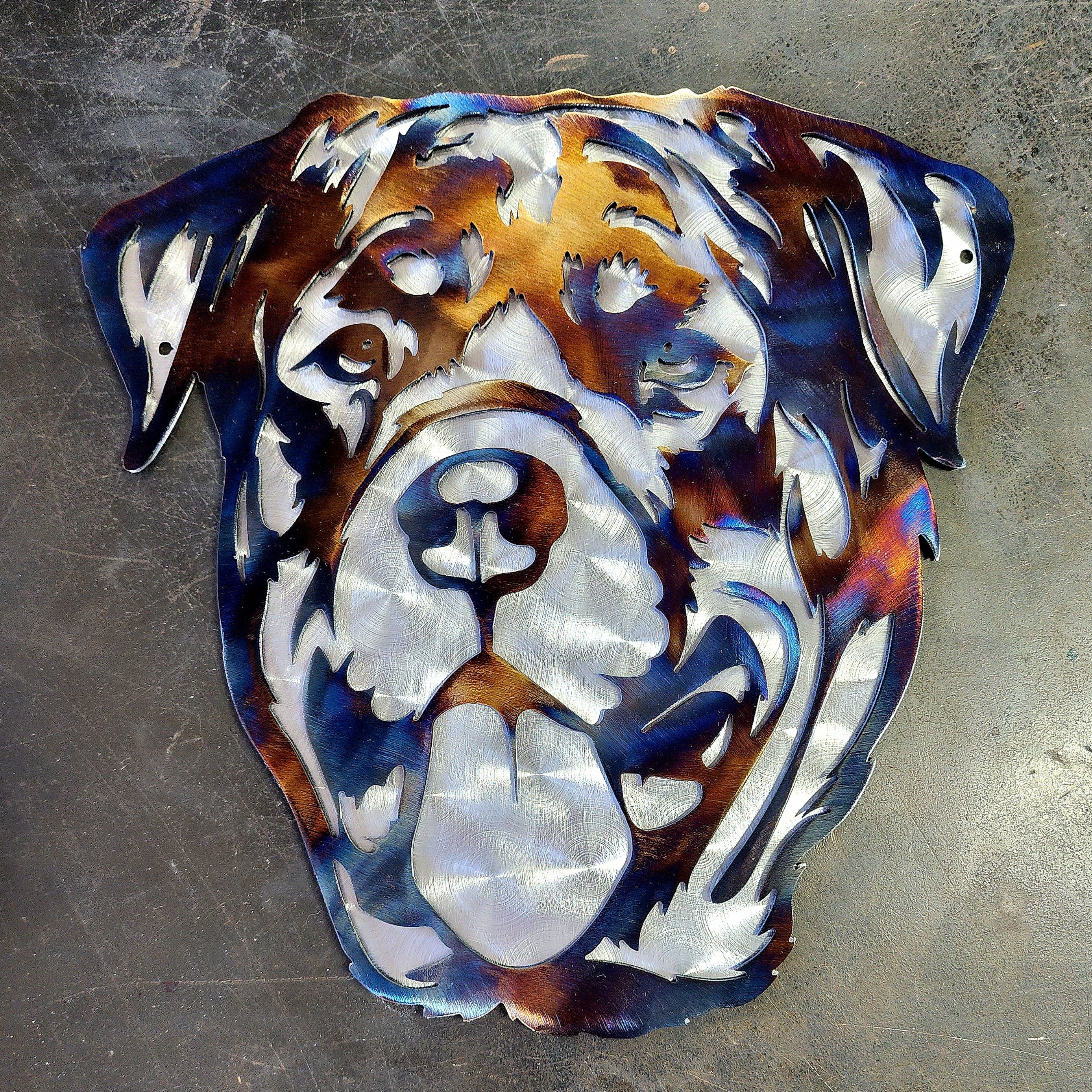 Rottweiler Metal Wall Art #2