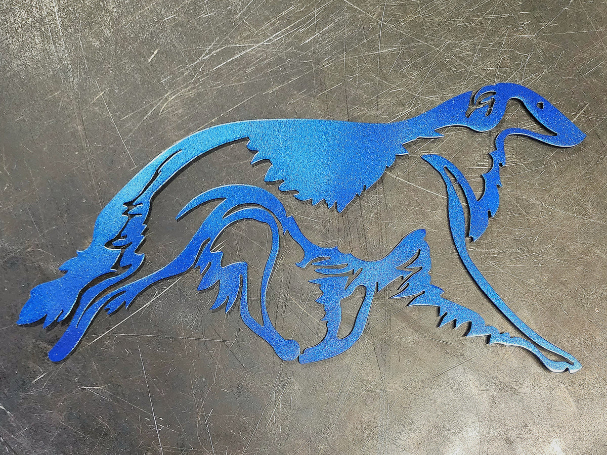 Borzoi Metal Wall Art #2