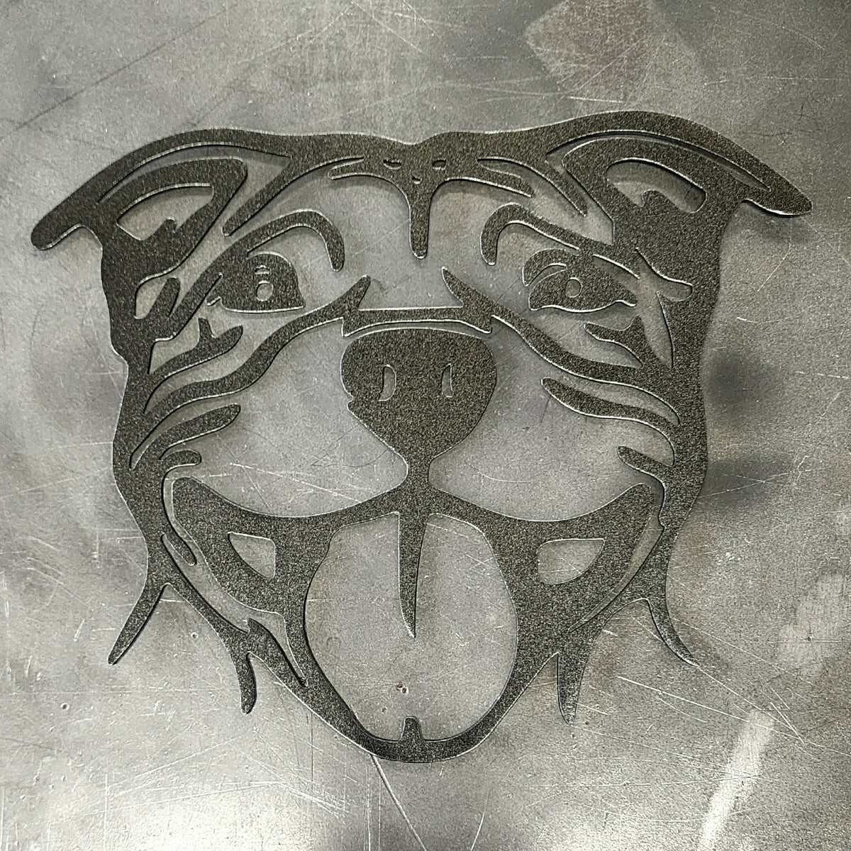Pitbull Metal Wall Art