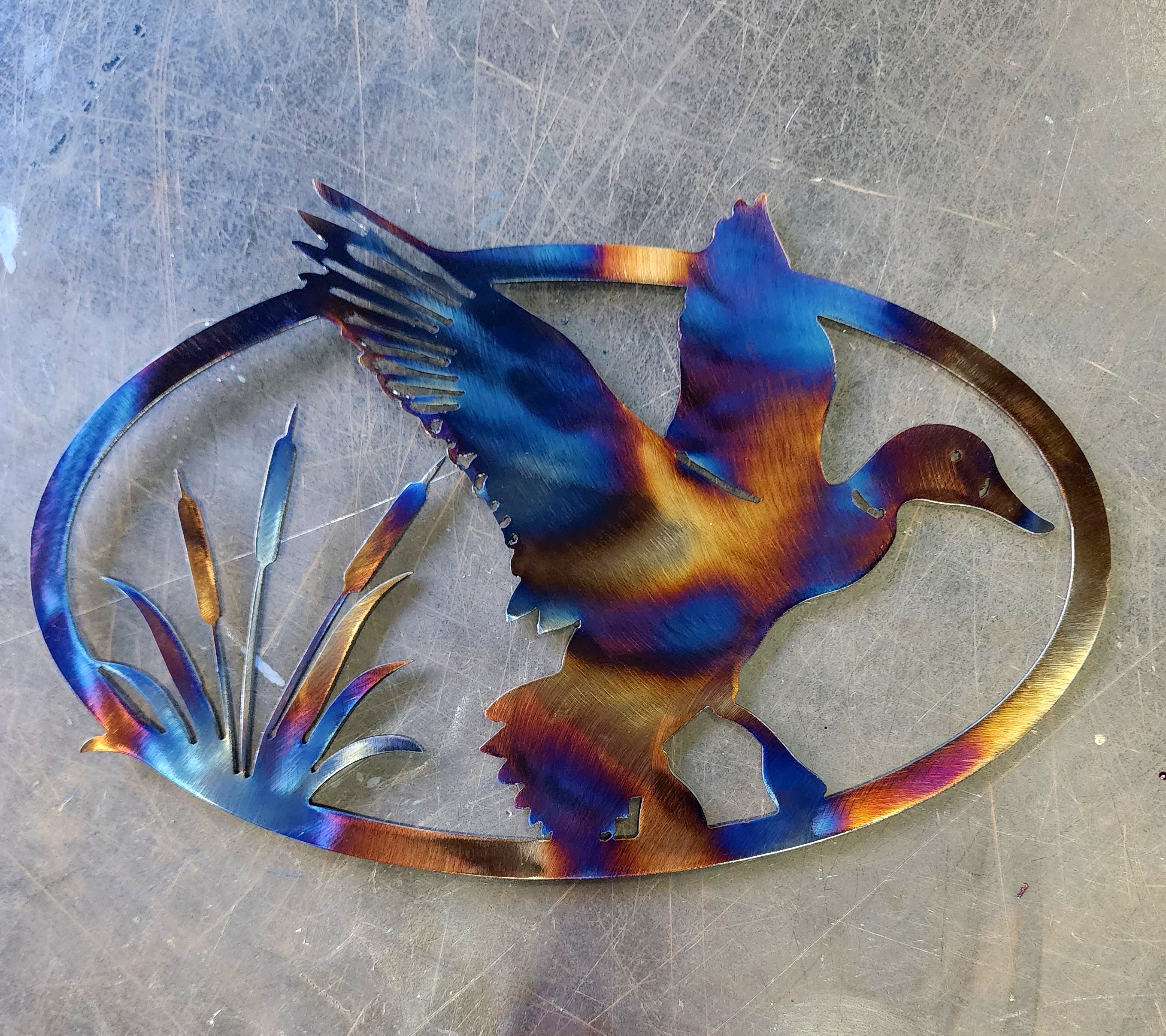 Mallard Duck Metal Art