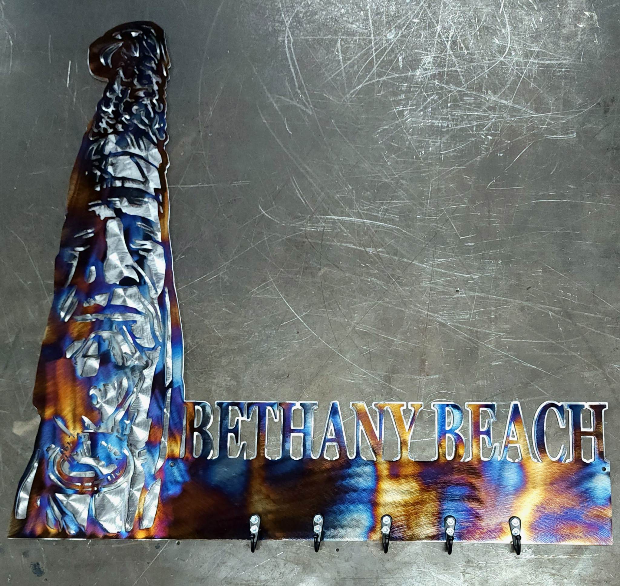 Bethany Beach Key & Leash Hanger