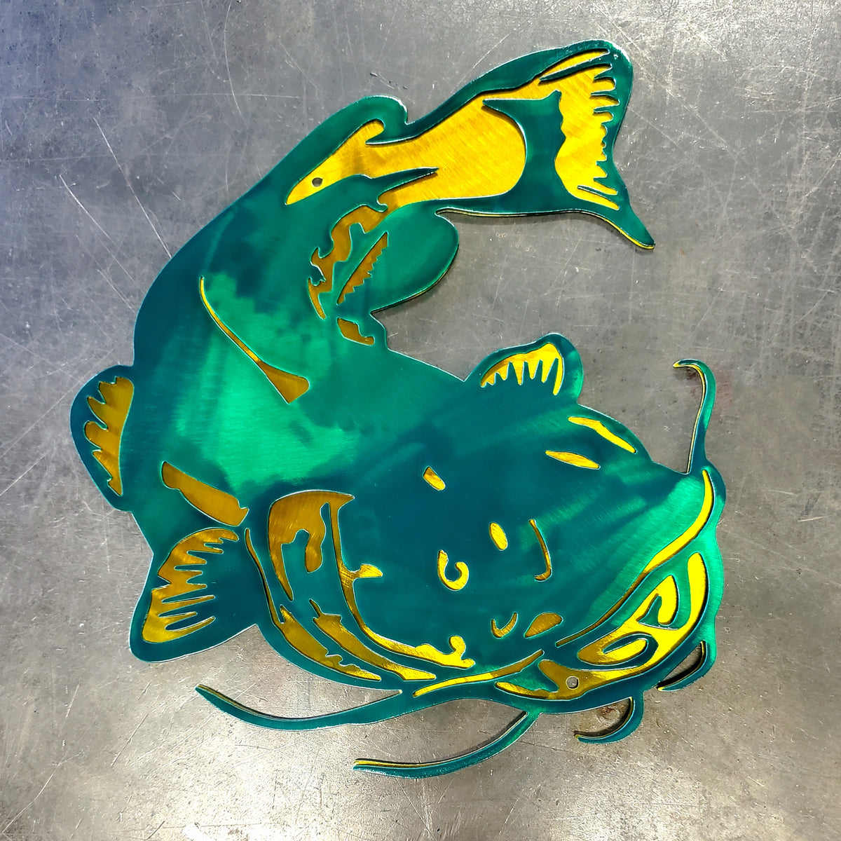 Catfish Metal Wall Art