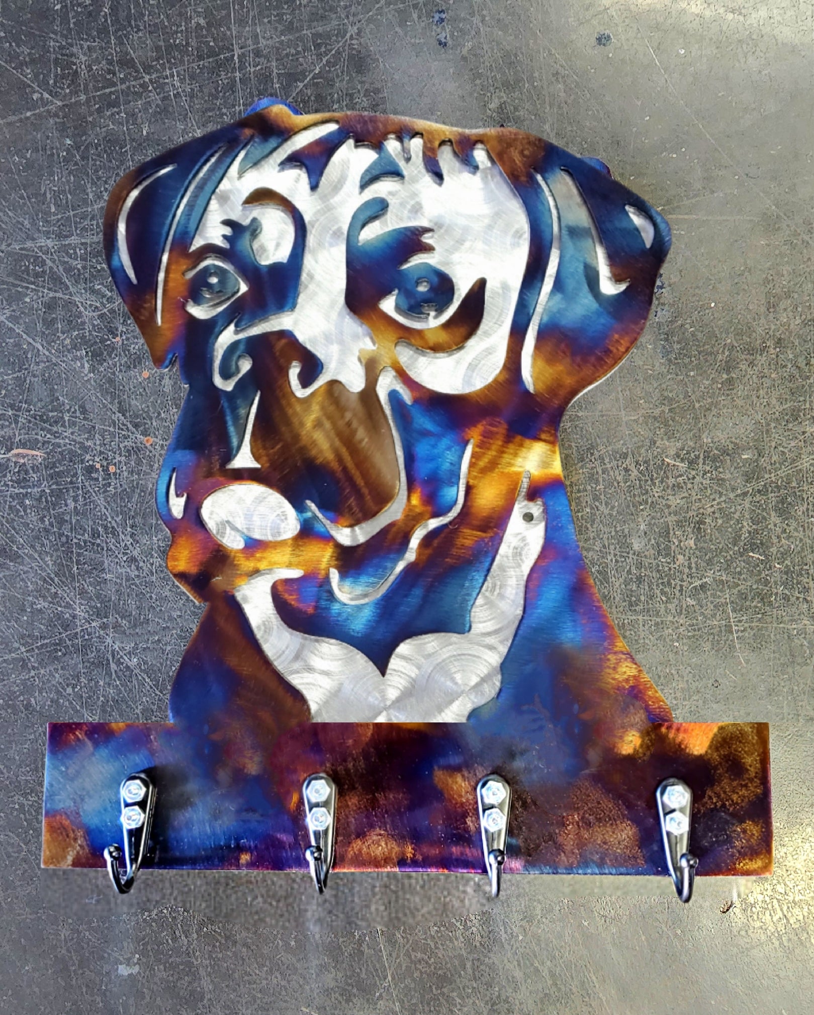Boxer Key & Leash Hanger #1