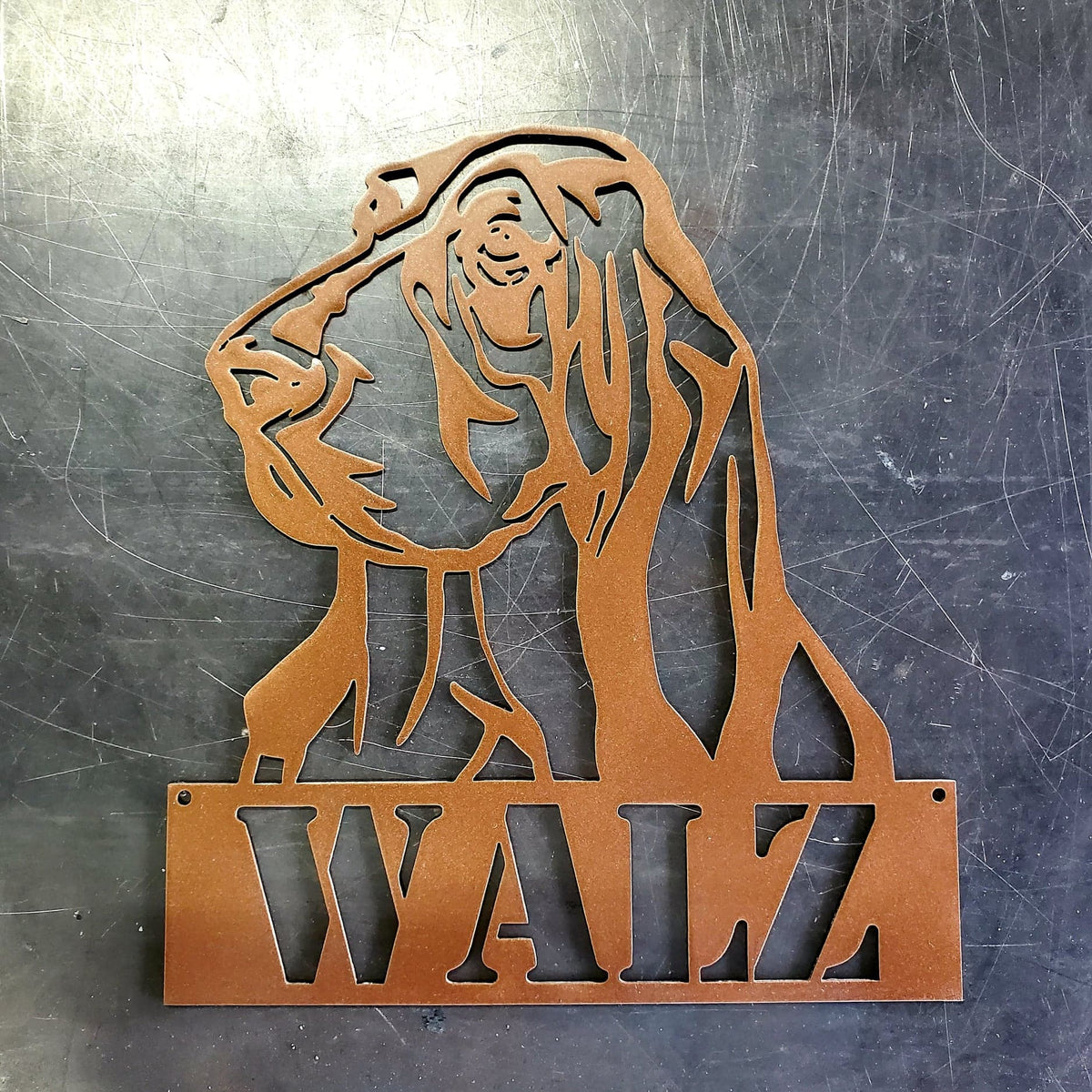 Basset Hound Metal Wall Art