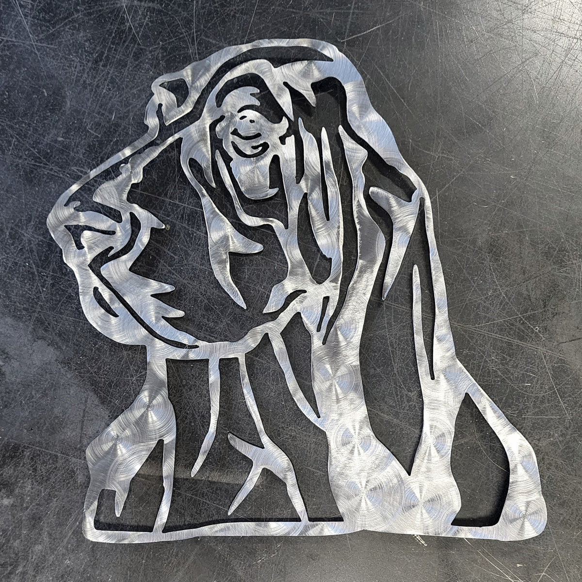 Basset Hound Metal Wall Art