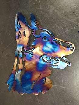 Belgian Malinois Metal Wall Art