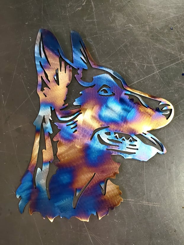 Belgian Malinois Metal Wall Art #2