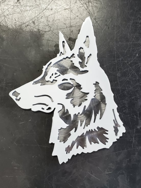 Belgian Malinois Metal Wall Art #1