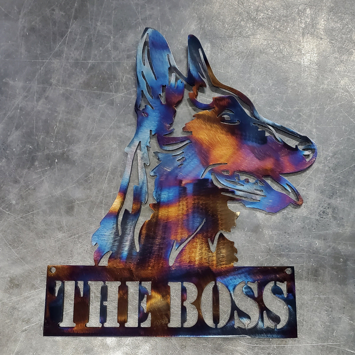 Belgian Malinois Metal Wall Art #2