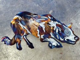 Border Collie Metal Wall Art