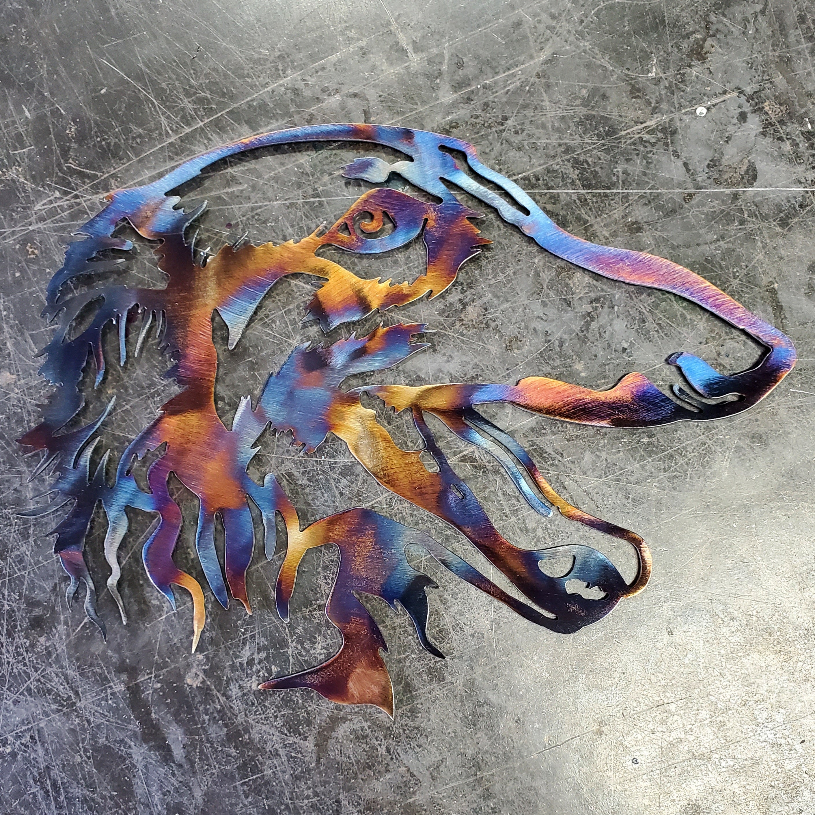 Borzoi Metal Wall Art #1