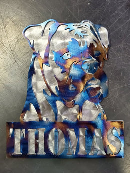 Boxer Metal Wall Art