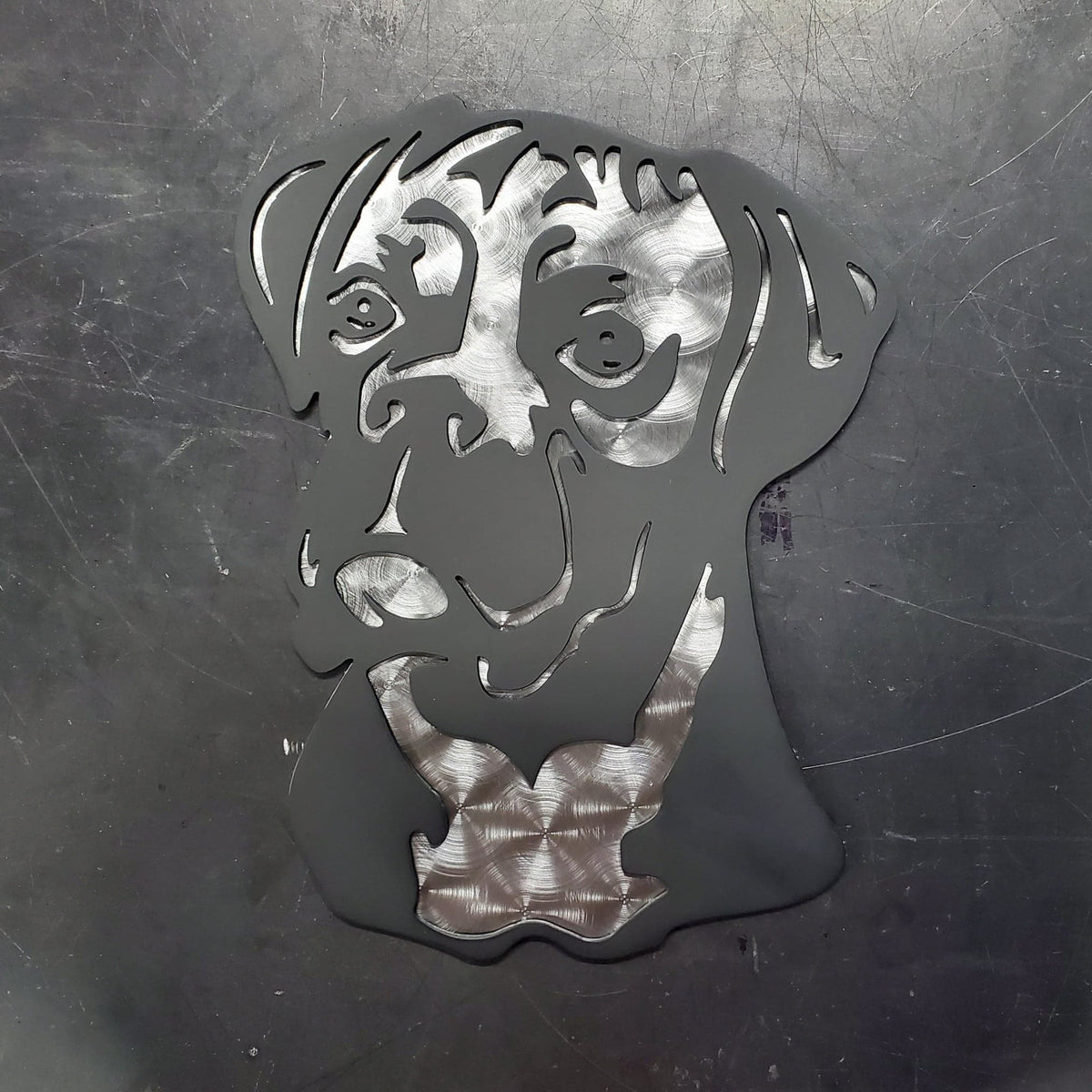 Boxer Metal Wall Art #1