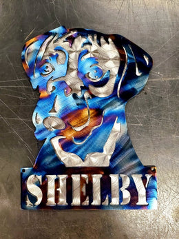 Boxer Metal Wall Art