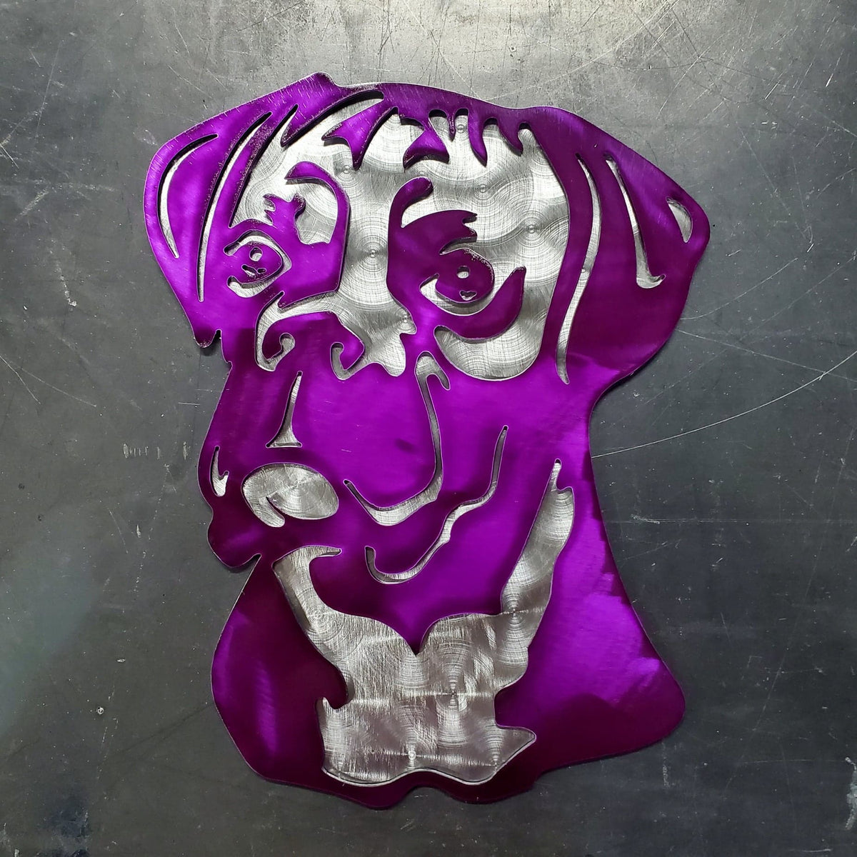 Boxer Metal Wall Art #1