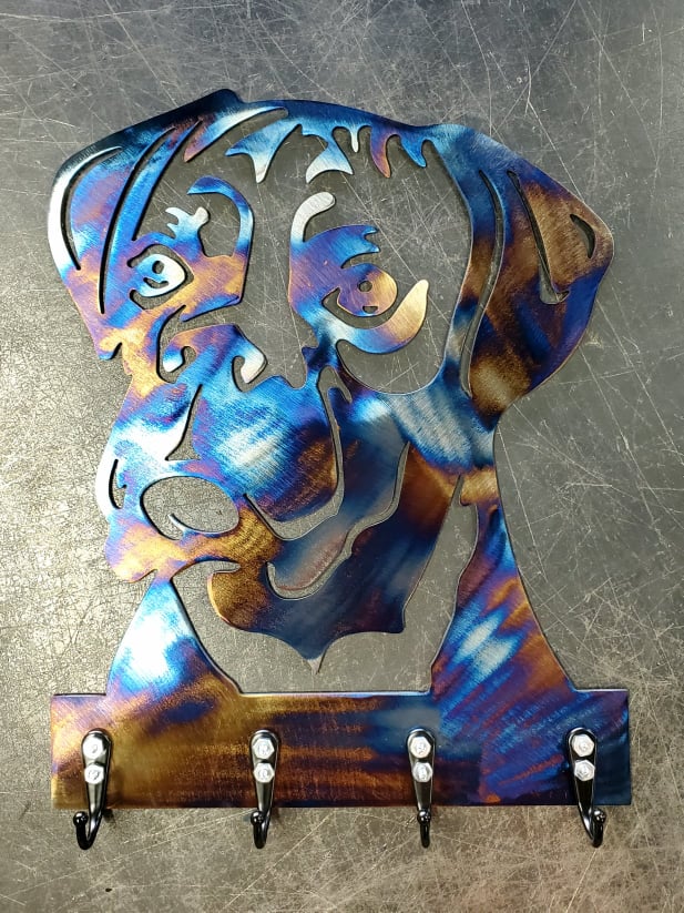 Boxer Metal Wall Art #1