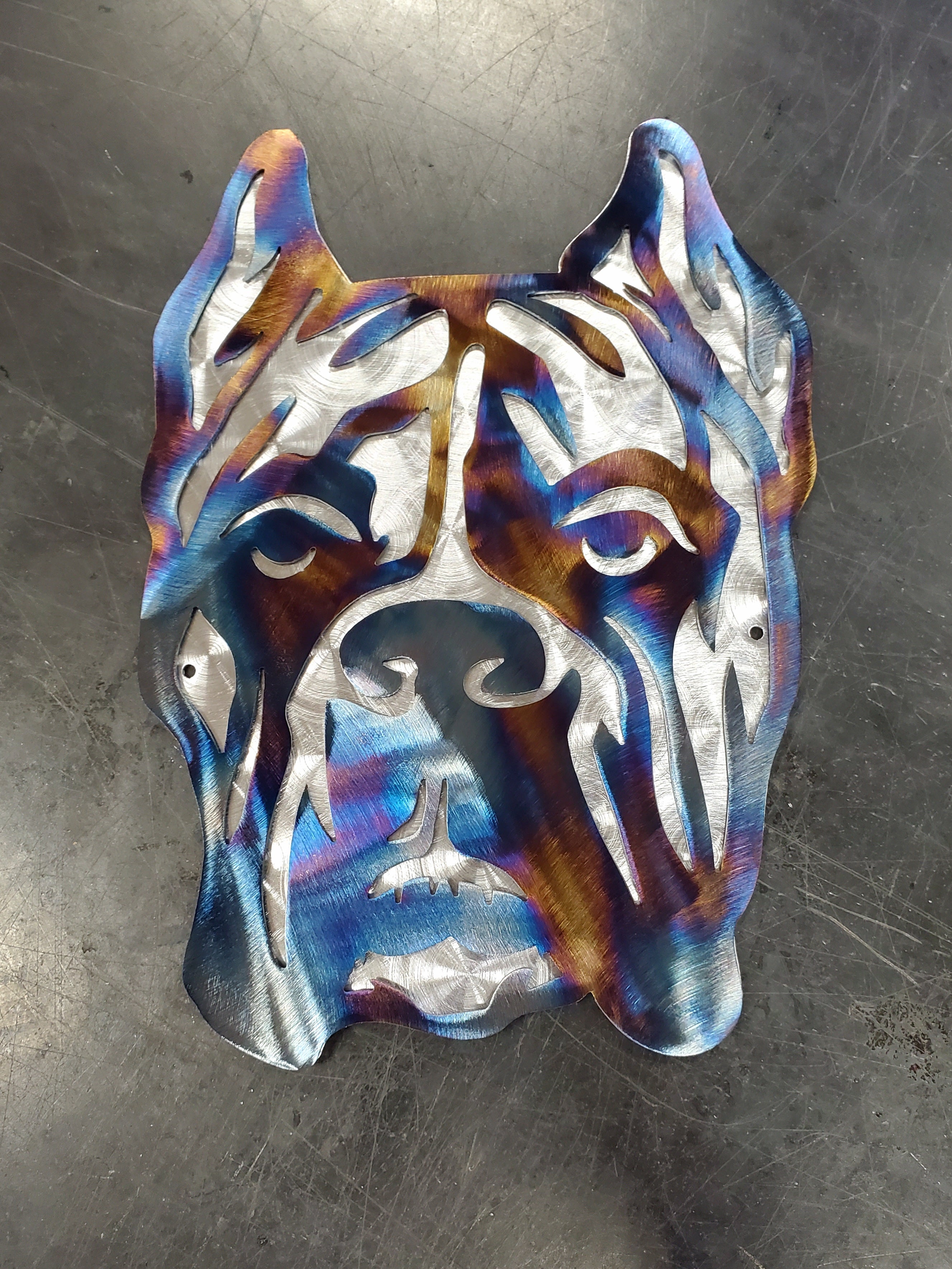 Boxer #6 Metal Art