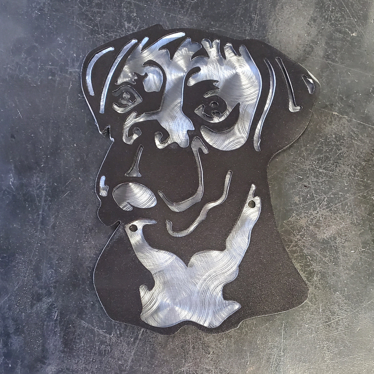 Boxer Metal Wall Art #1
