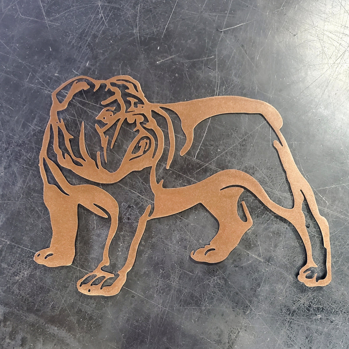Bulldog Metal Wall Art