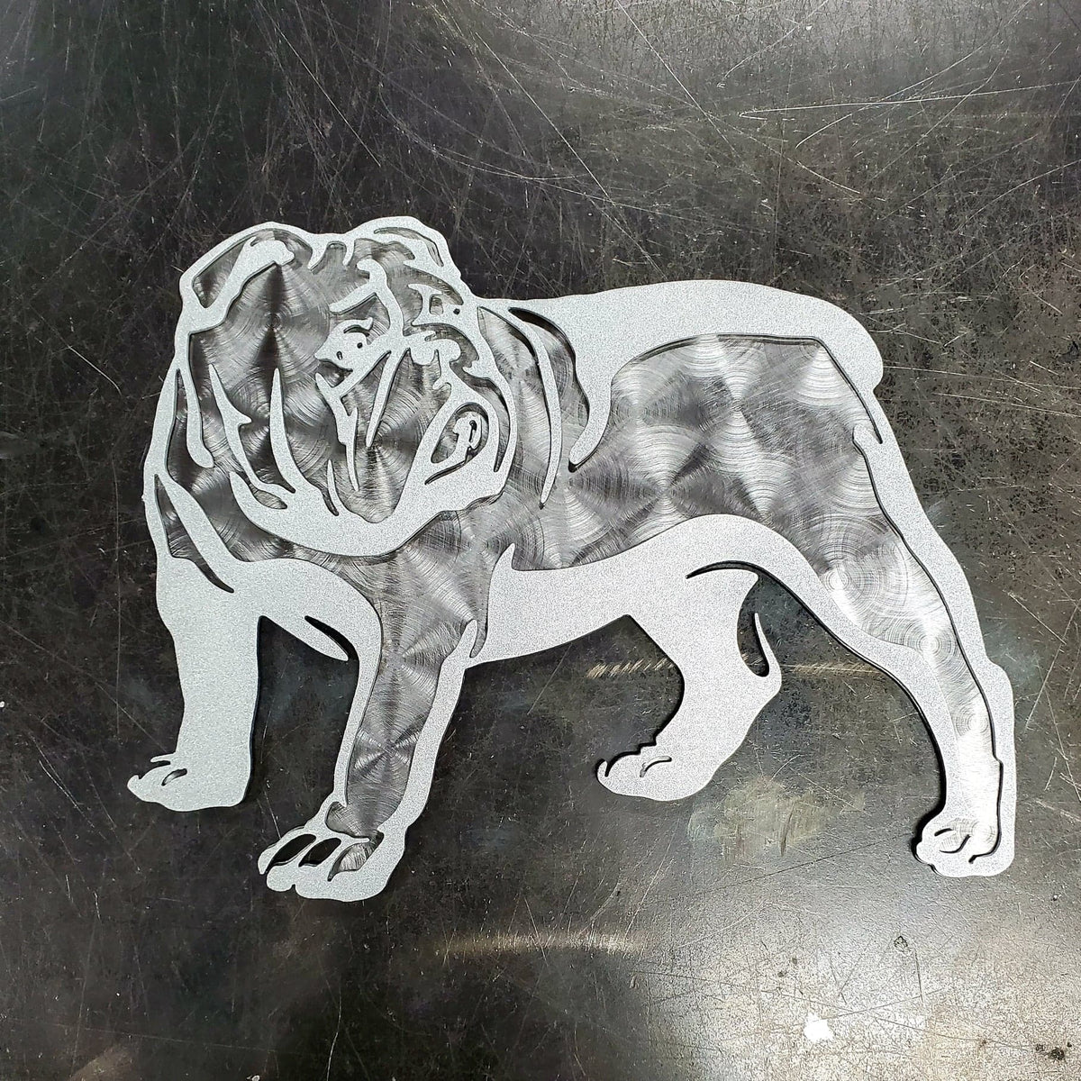 Bulldog Metal Wall Art