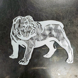 Bulldog Metal Wall Art