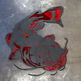 Catfish Metal Wall Art