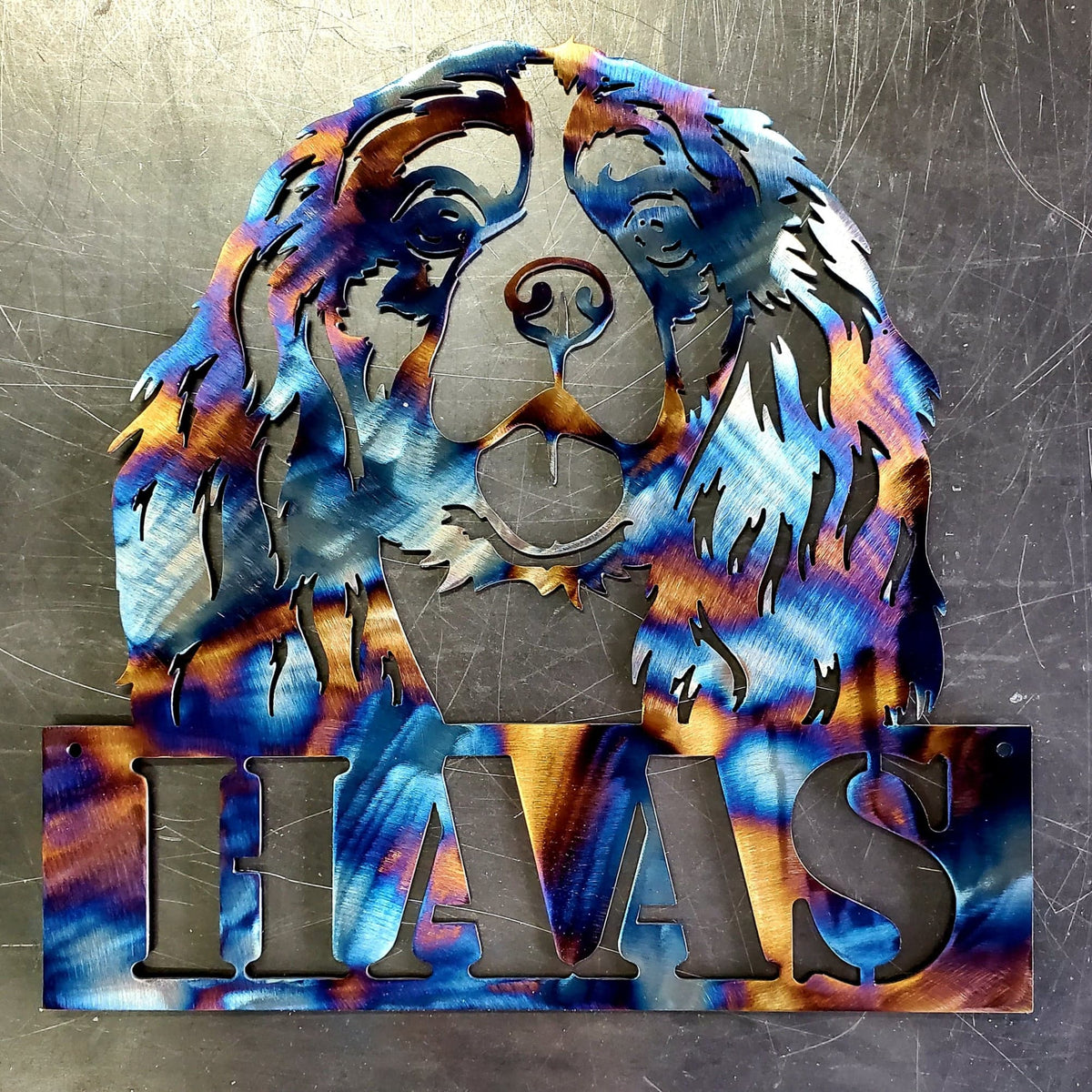 Cavalier King Charles Metal Wall Art