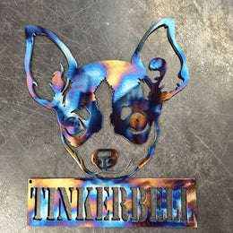 Chihuahua Metal Wall Art