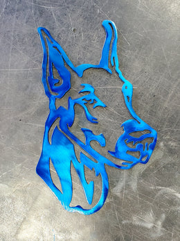 Doberman Pinscher Metal Wall Art