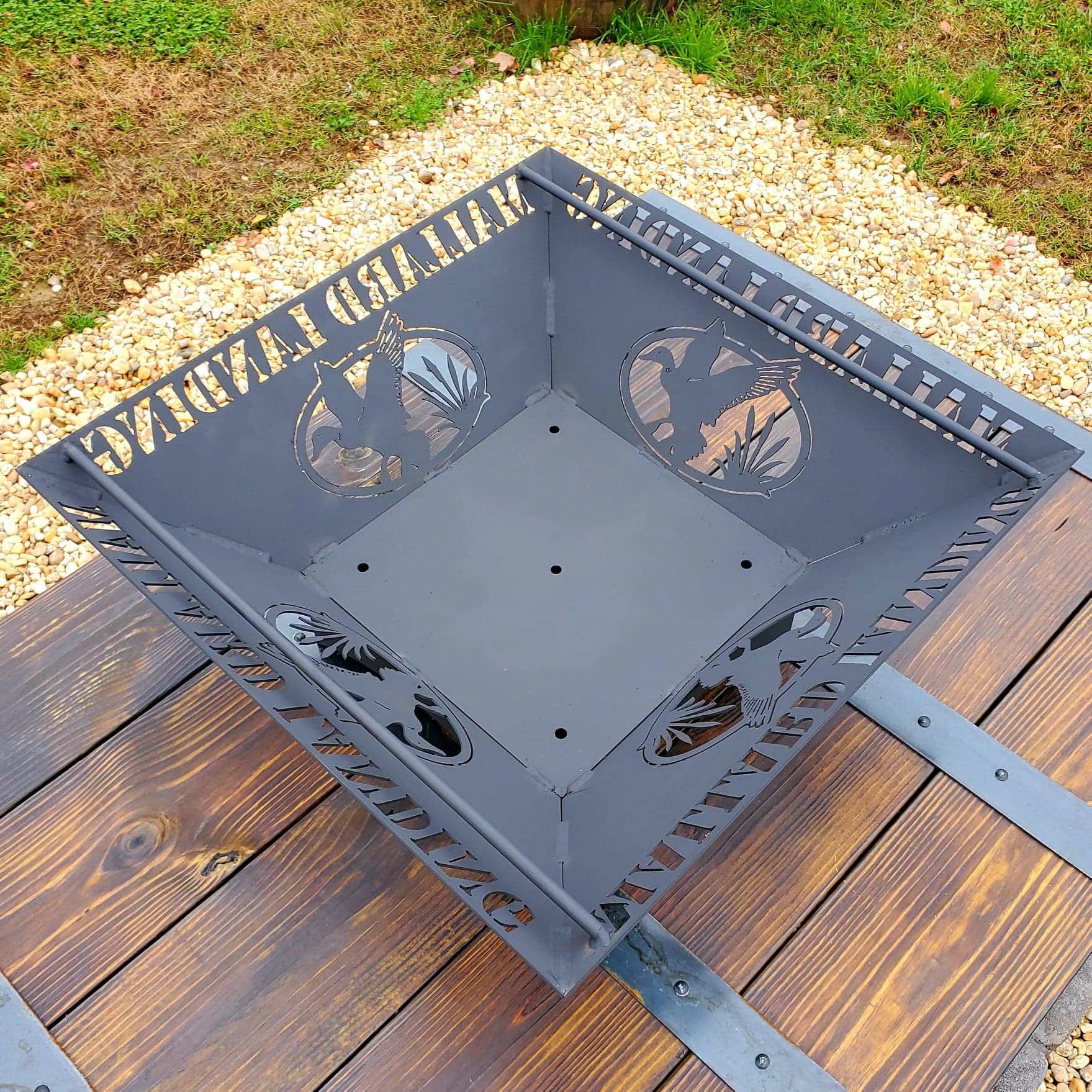 Mallard Duck- Fire Pit Side Design