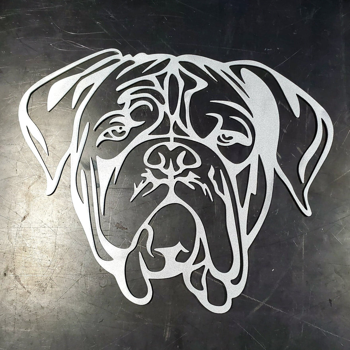 Dogue de Bordeaux Metal Wall Art