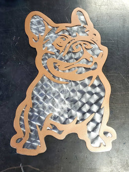 French Bulldog Metal Wall Art