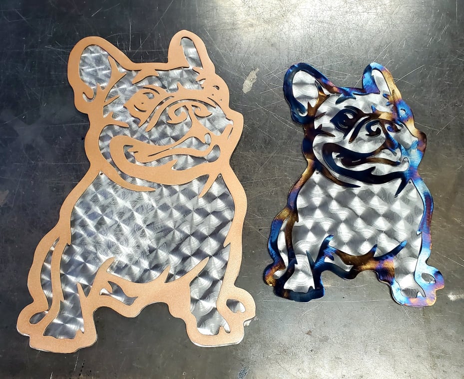 French Bulldog Metal Wall Art